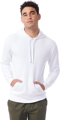 Alternative Men's Hoodie, Eco-Cozy Pullover Lightweight Fleece Hooded Sweatshirt in Saudi Arabia