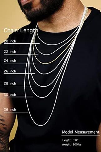 Sterling Silver Flat Figaro Chain 5.3mm-13mm Solid 925 Italy Link Women's Men's Necklace in Saudi Arabia