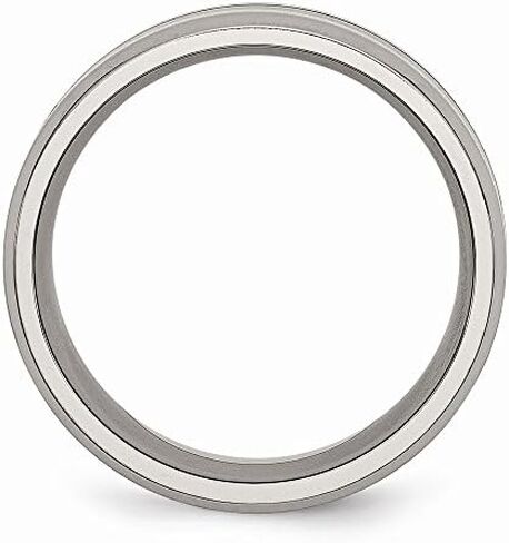 Solid Titanium Black Enameled 8mm Men's Wedding Band Ring Comfort-Fit in Saudi Arabia
