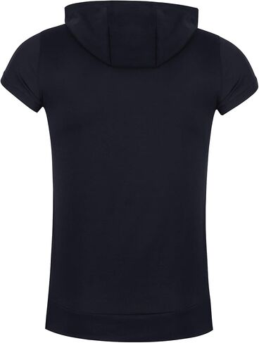 Mens Workout Tank Tops with Hood Sleeveless Gym t-Shirt Muscles Tees Athletic Pockets in Kuwait