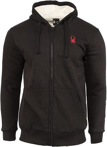 Spyder Men's Logo Full Zip Hoodie, Color Options in Kuwait