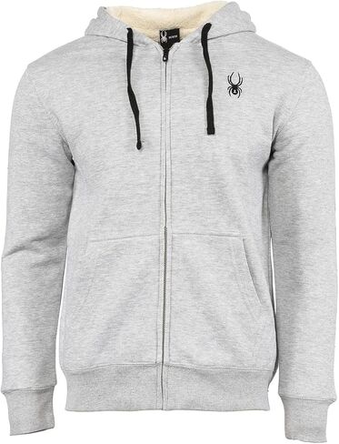 Spyder Men's Logo Full Zip Hoodie, Color Options in Kuwait