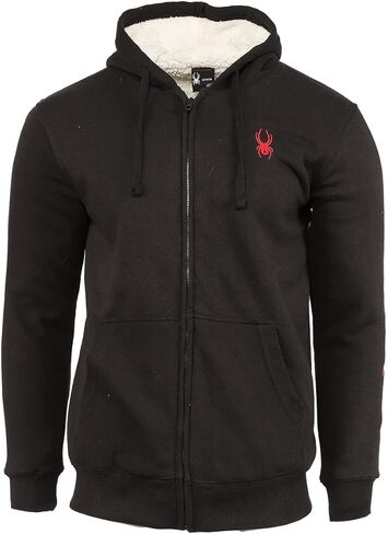 Spyder Men's Logo Full Zip Hoodie, Color Options in Kuwait