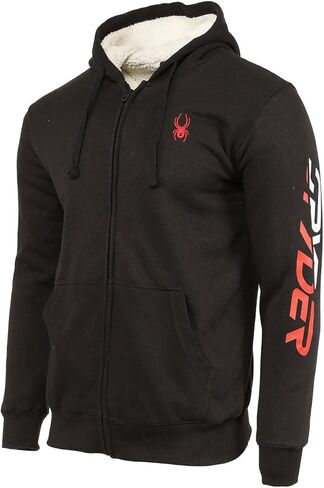 Spyder Men's Logo Full Zip Hoodie, Color Options in Kuwait