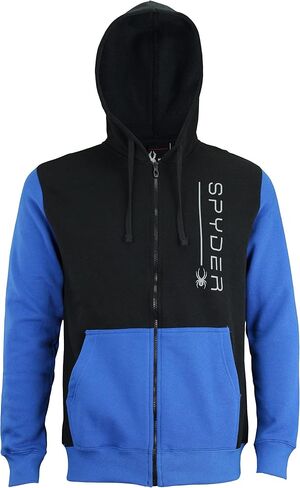 Spyder Men's Logo Full Zip Hoodie, Color Options in Kuwait