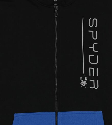 Spyder Men's Logo Full Zip Hoodie, Color Options in Kuwait