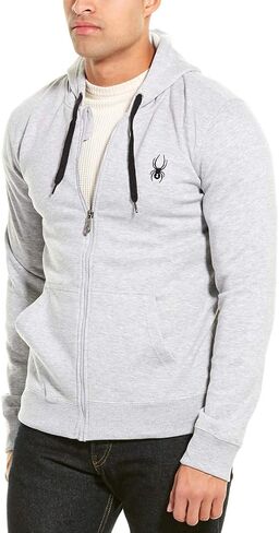 Spyder Men's Logo Full Zip Hoodie, Color Options in Kuwait