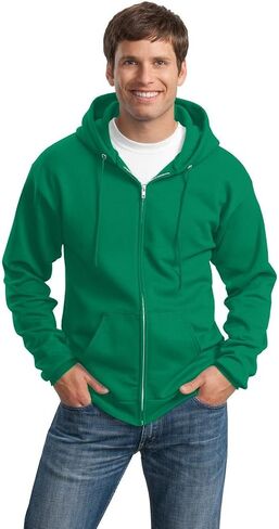 PORT AND COMPANY Tall Full Zip Hooded Sweatshirt (PC90ZHT) in Saudi Arabia