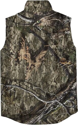 Mossy Oak Sherpa 2.0 Fleece Lined Camo Hunting Vest for Men, Camouflage Clothing in Kuwait