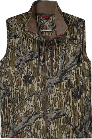 Mossy Oak Sherpa 2.0 Fleece Lined Camo Hunting Vest for Men, Camouflage Clothing in Kuwait