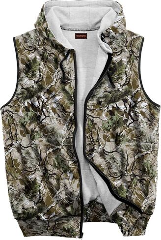 Boulder Creek by KingSize Men's Big & Tall Tall Thermal-Lined Fleece Vest in Kuwait