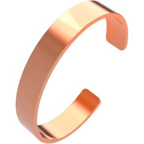 Aranato Pure Copper Bracelet 0.4 in Without Magnet Polished in Saudi Arabia