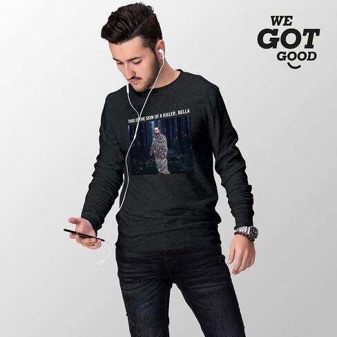 This is the Skin of a Killer Bella Sweatshirt Robert Pattinson Meme Sweater in Saudi Arabia
