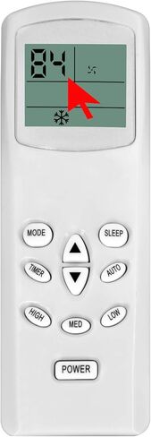 RCECAOSHAN Replacement for Friedrich Portable Air Conditioner Remote Control P08SA P10SA P12SA P08S P10S (Display in Fahrenheit) in Saudi Arabia
