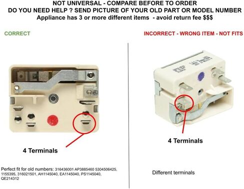 GLOB PRO SOLUTIONS AP3885460 PS1145040 EAP1145040 PD00000167 CKD2483 Range Infinite Switch 2" ½ Length Approx. Replacement for and Compatible with Frigidaire White Westinghouse Heavy Duty in Saudi Arabia