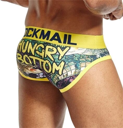 JOCKMAIL Brand Sexy Men Underwear hot Fun Playful Printed Men briefs Men Panties in Saudi Arabia