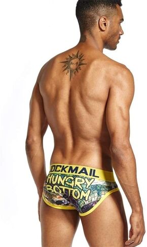 JOCKMAIL Brand Sexy Men Underwear hot Fun Playful Printed Men briefs Men Panties in Saudi Arabia