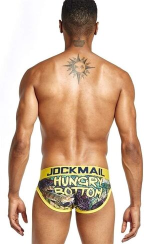 JOCKMAIL Brand Sexy Men Underwear hot Fun Playful Printed Men briefs Men Panties in Saudi Arabia