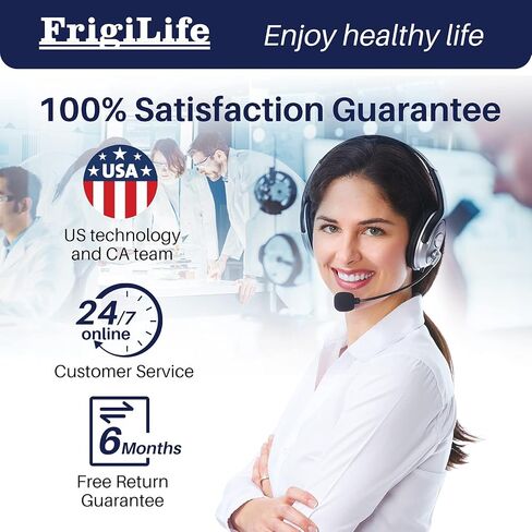 استبدال فلتر مياه الثلاجة FrigiLife DA97-17376B لهاتف Samsung HAF-QIN، HAF-QIN/EXP، DA97-08006C، RF23M8070SG، RF23M8070SR، RF23M8090SG، RF23M8090SR، RF23M8570SR، RF23M8590SG، 3 عبوات in Kuwait