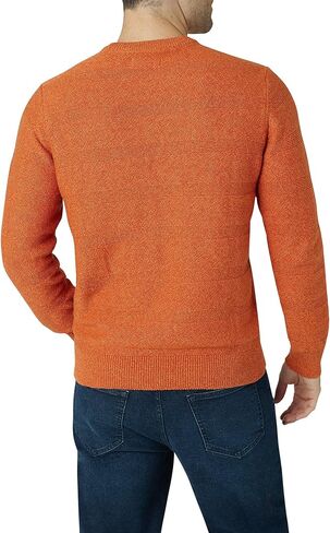 Chaps Men's Sweater - Midweight Classic Fit Cotton Crewneck Striped Pullover Sweater for Men (S-2XL) in Kuwait