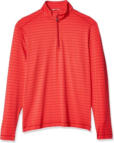 Cutter & Buck Men's Moisture Wicking Drytec UPF 50+ Stripe Half Zip Pullover in Kuwait