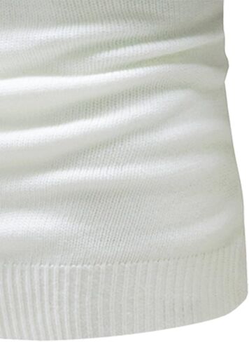 Floerns Men's Casual Color Block Long Sleeve Cable Knit Pullover Sweater in Kuwait