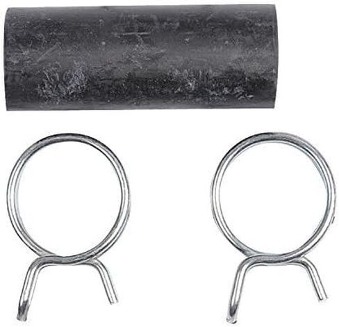 00088403 Bosch Dishwasher Drain Hose Adapter (Black)-With Clamps in Saudi Arabia