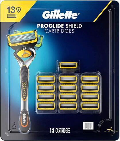 Gillette ProGlide Shield 13 Cartridges, Men's Razor Blades Proshield in Saudi Arabia