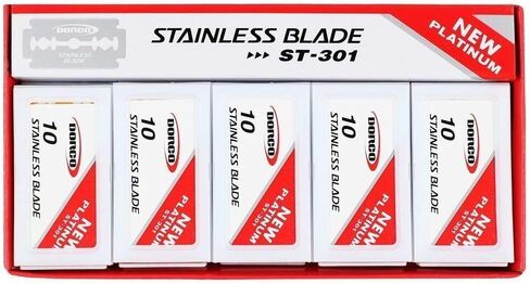 دوركو ST301 شفرات حلاقة مزدوجة الحواف بلاتينيوم 100 قطعة in Kuwait
