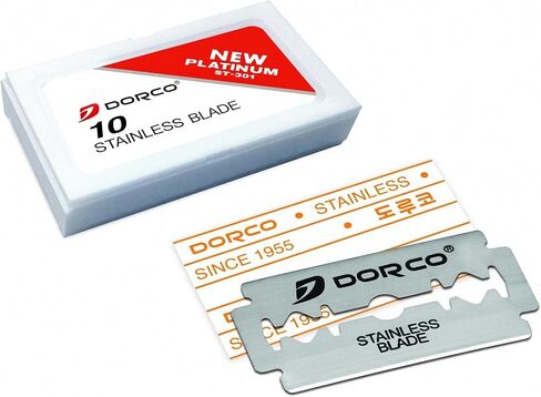 دوركو ST301 شفرات حلاقة مزدوجة الحواف بلاتينيوم 100 قطعة in Kuwait