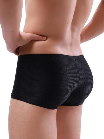iKingsky Men's Four Way Stretch Bulge Boxer Briefs Sexy Low Rise Pouch Shorts Soft Underpanties for Men in Saudi Arabia