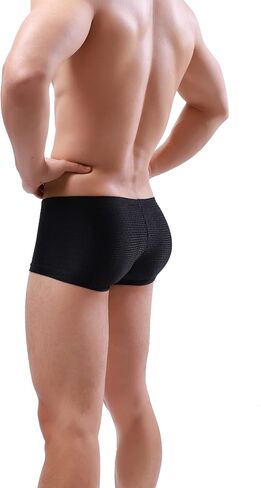 iKingsky Men's Four Way Stretch Bulge Boxer Briefs Sexy Low Rise Pouch Shorts Soft Underpanties for Men in Saudi Arabia