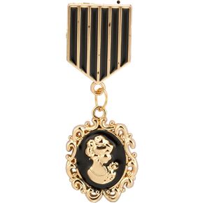 شارة بروش الملكة إليزابيث الفخرية باللونين الأسود والذهبي للرجال من Knighthood باللونين الذهبي والأسود in Kuwait