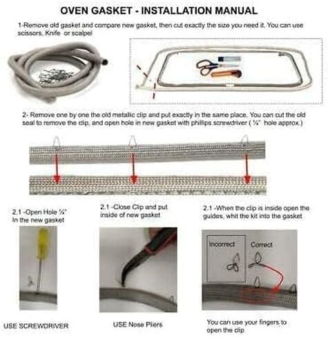 GLOB PRO SOLUTIONS WP4455381 Range Door Seal Replacement for and compatible with Whirlpool KitchenAid Heavy DUTY in Saudi Arabia