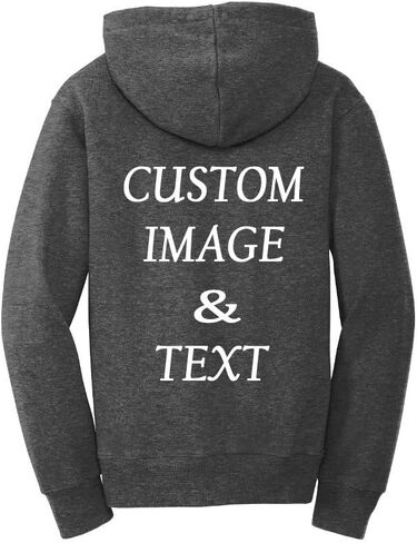 Personalize and Design Your Own Youth Custom Hooded Pullover, Upload Image Type Text, Custom Gifts in Kuwait