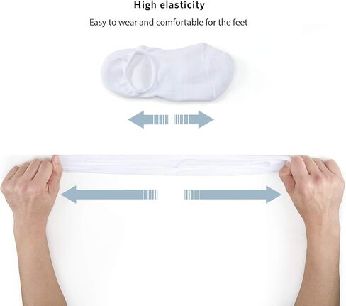 MONFOOT Women's and Men's 10-Pairs Breathable No-Show Non-slip Socks in Saudi Arabia