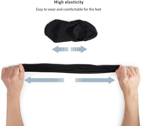 MONFOOT Women's and Men's 10-Pairs Breathable No-Show Non-slip Socks in Saudi Arabia