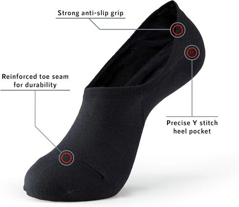 MONFOOT Women's and Men's 10-Pairs Breathable No-Show Non-slip Socks in Saudi Arabia