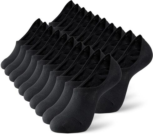 MONFOOT Women's and Men's 10-Pairs Breathable No-Show Non-slip Socks in Saudi Arabia