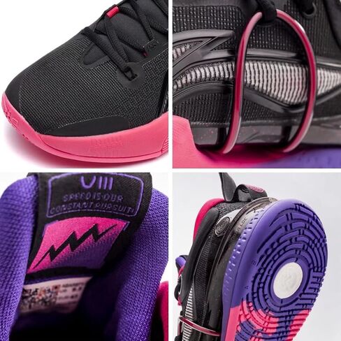 LI-NING سلسلة السرعة الرجال أحذية كرة سلة احترافية يمكن ارتداؤها المضادة للانزلاق بطانة أحذية رياضية أحذية رياضية ABAP071 ABAP069 ABAQ001 ABAQ065 in Kuwait