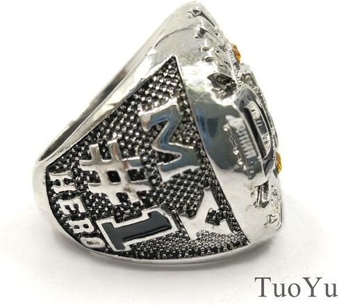 TuoYu Worlds Greatest DAD My #1 HERO Endless Love Ring Fathers Day Birthday Xmas Gift in Saudi Arabia