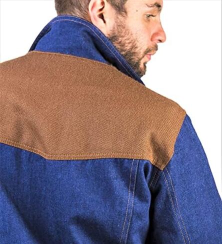 Alpaca Denim Jacket for Men. Only Denim with Alpaca Jacket worldwide! 100% Peruvian Alpaca. US size chart for a great fit! in Saudi Arabia