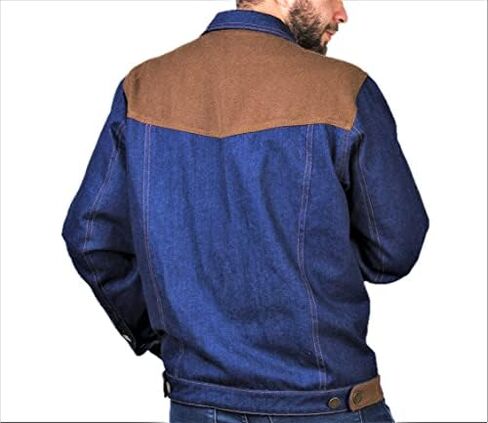 Alpaca Denim Jacket for Men. Only Denim with Alpaca Jacket worldwide! 100% Peruvian Alpaca. US size chart for a great fit! in Saudi Arabia