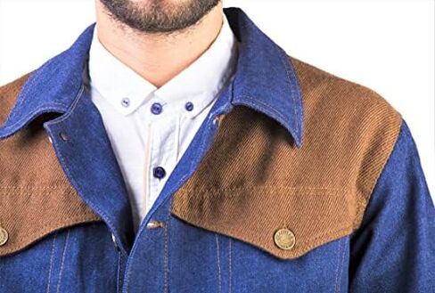 Alpaca Denim Jacket for Men. Only Denim with Alpaca Jacket worldwide! 100% Peruvian Alpaca. US size chart for a great fit! in Saudi Arabia