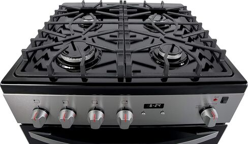 Frigidaire 24 in. 1.9 Cu. Ft. Gas Range in Stainless Steel with Continuous Cast Iron Grates, ADA Compliant in Saudi Arabia