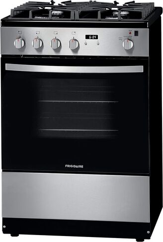 Frigidaire 24 in. 1.9 Cu. Ft. Gas Range in Stainless Steel with Continuous Cast Iron Grates, ADA Compliant in Saudi Arabia