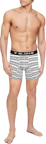 ملابس داخلية بوكسر رجالي من T Bloke مقاس XS إلى XXL متعددة الألوان للأولاد مع نسيج ماص للرطوبة وحزام خصر مرن. in Kuwait