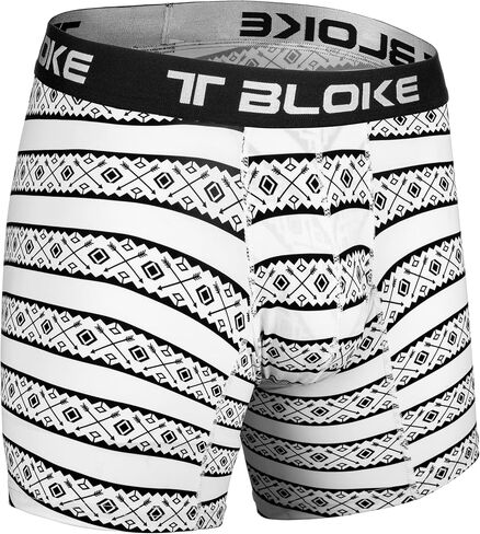 ملابس داخلية بوكسر رجالي من T Bloke مقاس XS إلى XXL متعددة الألوان للأولاد مع نسيج ماص للرطوبة وحزام خصر مرن. in Kuwait