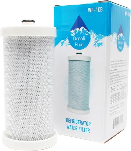 2-Pack Replacement for Frigidaire FRS26R2AWA Refrigerator Water Filter - Compatible with Frigidaire WF1CB, WFCB Fridge Water Filter Cartridge in Saudi Arabia