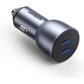 UGREEN USB C Car Charger, 40W Type C Car Charger PD 20W & PD 20W Fast Car Charger Adapter Dual Port Compatible with iPhone 14/13/12/11, iPad Pro/Mini/Air, Galaxy S22/S21/S20/S10/Note 20, Pixel 5/4/3 in Saudi Arabia